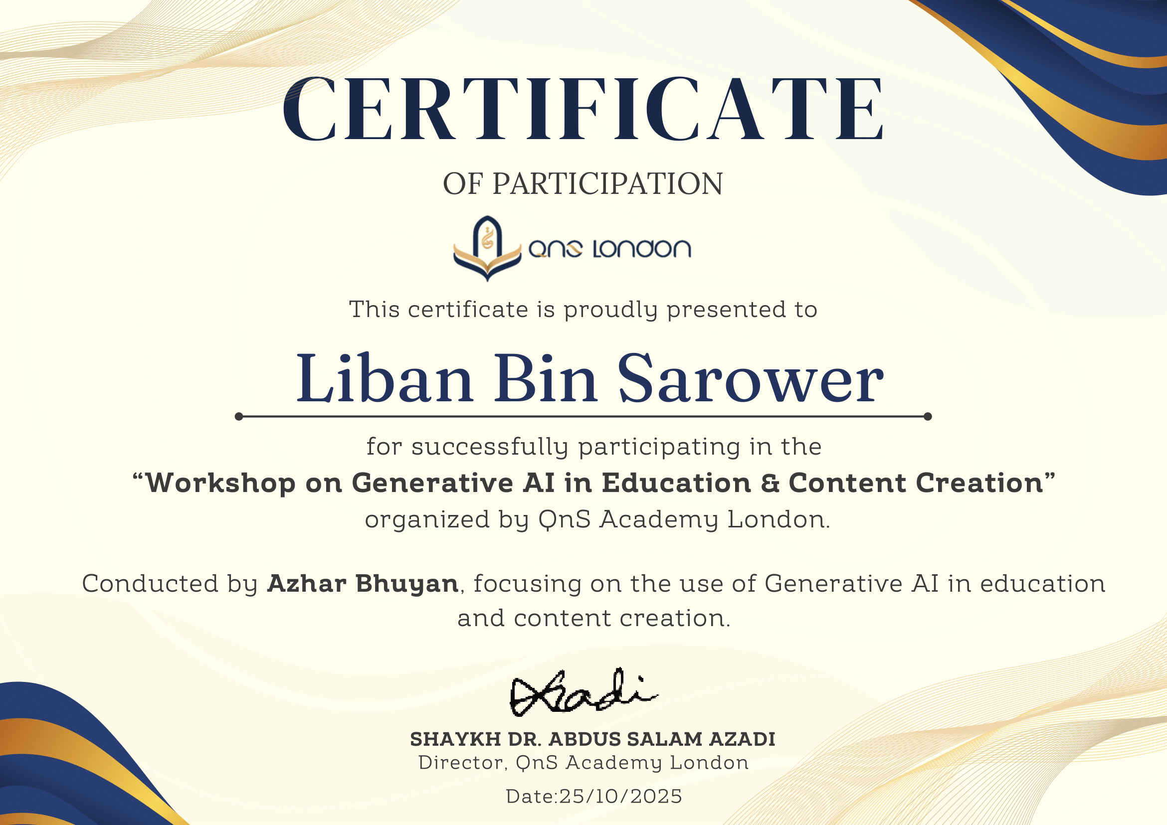 Generative AI Education